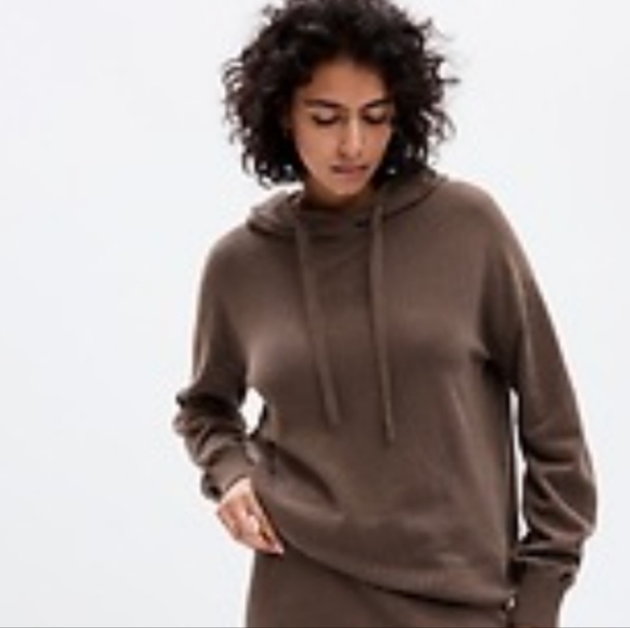 Gap CashSoft Hoodie + Gap CashSoft Rib Midi Sweater Skirt - Picture 3 of 6